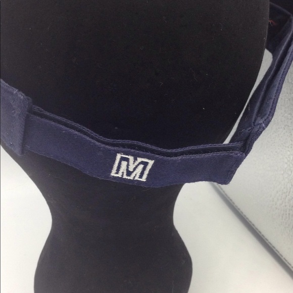 Embroidered M Visor Navy Blue - Picture 5 of 5